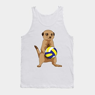 Meerkat with Volleyball Tank Top